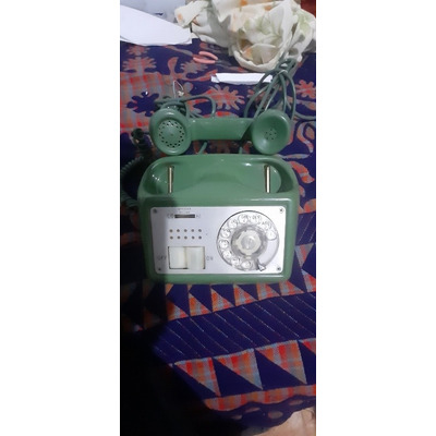 Telefono Antiguo De Baquelita Con Intercomunicador Años 50s