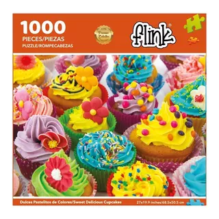 Rompecabezas Cupcakes Pastelitos, 1000 Piezas