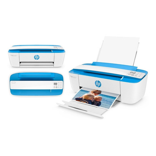 Impresora Hp Deskjet Ink Advantage 3775 Todo En Uno Wifi Usb Color Blanco/Azul