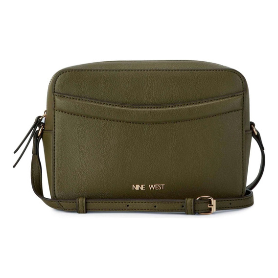 Bolsa Cross Body Nine West Ngm556770 Mujer Acabado de los herrajes Niquel Color Verde Color de la correa de hombro Verde claro Diseño de la tela Liso