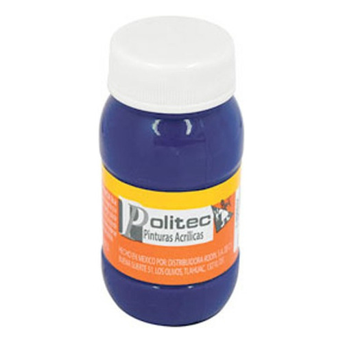 Pintura Politec Acrilica 100ml Serie 300 1 Color / 1 Pieza Color 310 AZUL COBALTO