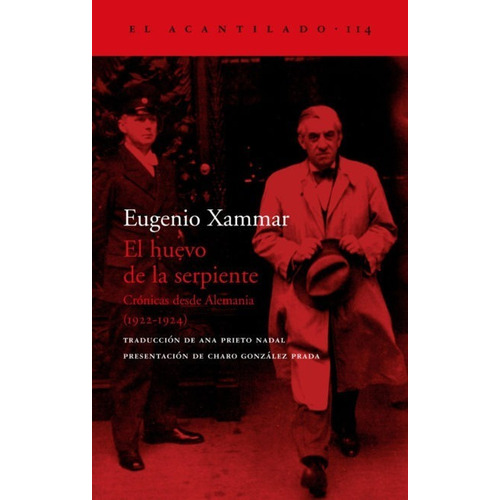 El Huevo De La Serpiente Eugenio Xammar Acantilado