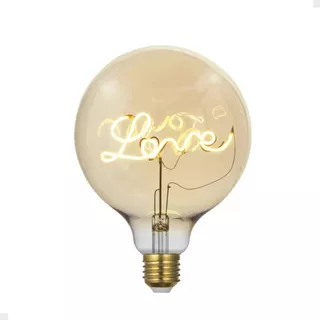 Lâmpada Filamento Em Led Love Escrita 4w Bivolt Decorativa Cor Da Luz Branco-quente 110v/220v