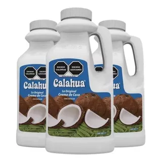 Crema De Coco Calahua De 2lt Pack 3 Piezas 