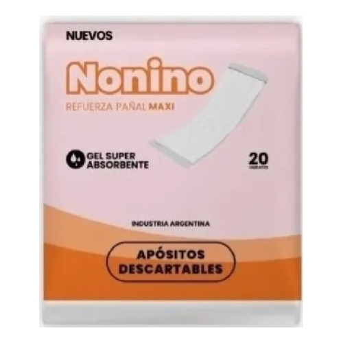 Nonino Aposito Refuerza Pañal Maxi X 120 U