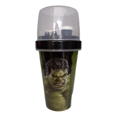 Garrafa De Agua Squeeze Shakeira 320 Ml Infantil Hulk