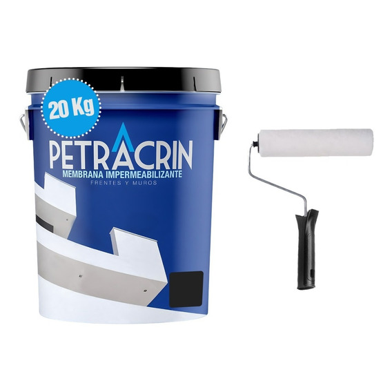 Membrana Liquida Petracrin Techo 20 Kg + Rodillo Premium 