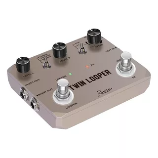 Pedal De Efecto Rowin Twin Series Twin Looper  Rosa