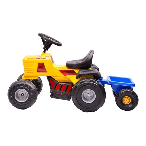 Tractor a batería para niños Rodacross Tractorcross  color amarillo 220V-230V