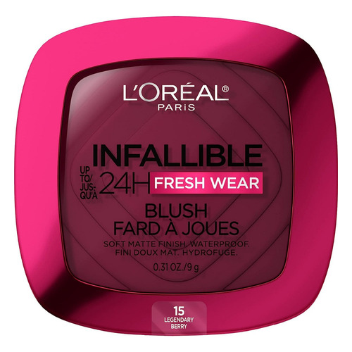 L´oreal | Blush Infallible 24h | Rubor Matte Tono Del Maquillaje 15 - Legendary Berry