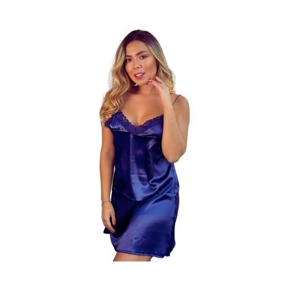 Babydoll Mujer En  Satin Sensual Bata Pijama Batola