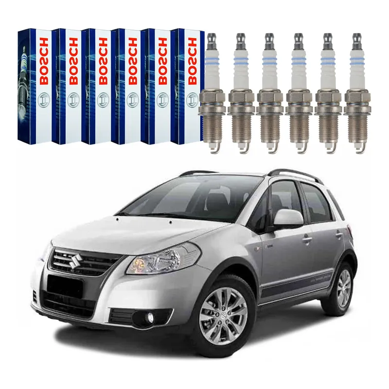 Jogo Velas Bosch Sx4 2.0 16v 2013 A 2015