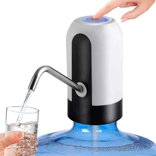 Bomba manual de agua para botellón Higa Shop Bomba elétrica usb para garrafa  de 5 a 20l - prática color negro