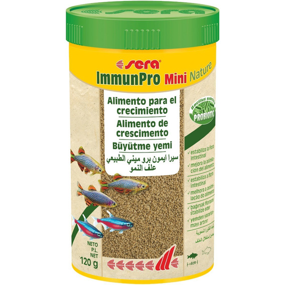 Sera Immunpro Mini Nature 120gr Probióticos Peces Pequeños