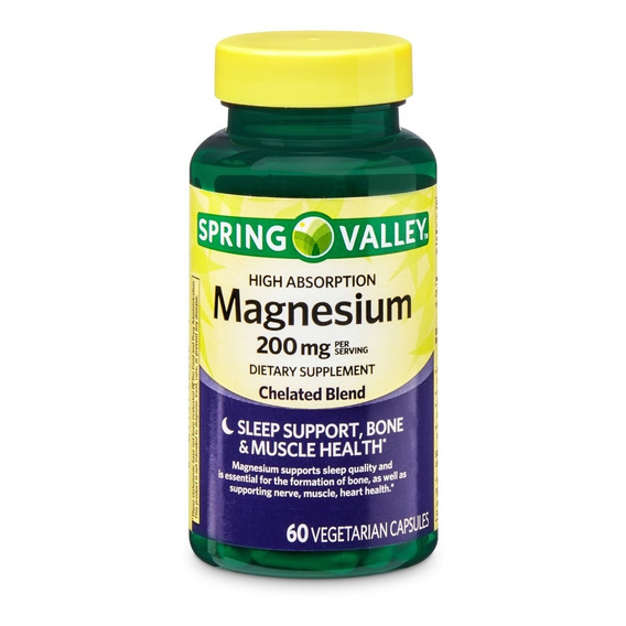 Magnesio Spring Valley 200mg  