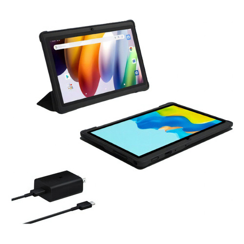 Tablet Android Google Para Niño 32gb+2gbram 7 Con Funda Color Negro