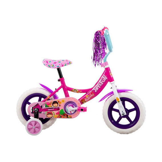 Bicicleta Veloci Joy & Fun Haditas Eva R12 Rosa Infantil S