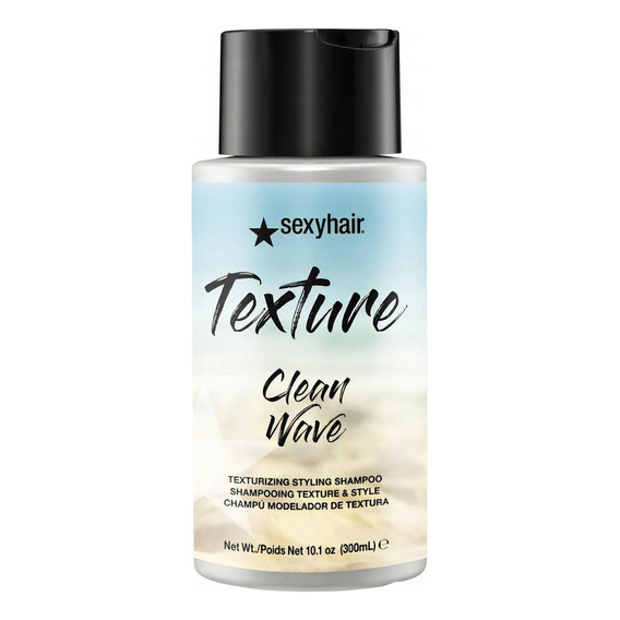  Shampoo Sexy Hair TEXTURE Clean Wave Efecto Playa 300ml