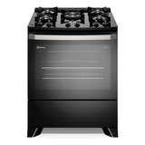 Fogão 5 Bocas Mesa De Vidro Perfectcook Vaporbake Fe5gp Preto Electrolux Bivolt