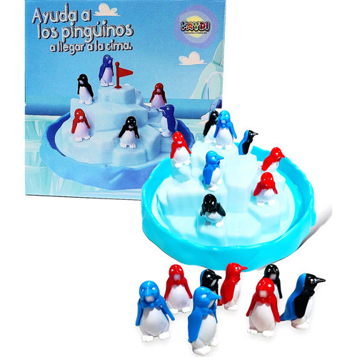 Juego De Mesa Ayuda A Los Pingüinos A Llegar El Cima