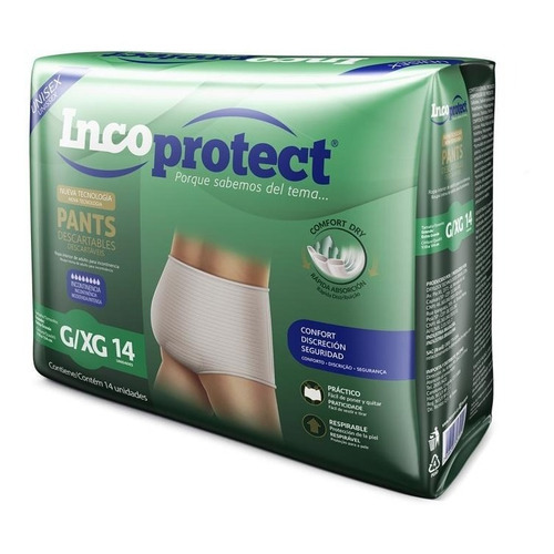 Pants  Incoprotect G/xg   X 14 Talle G/XG