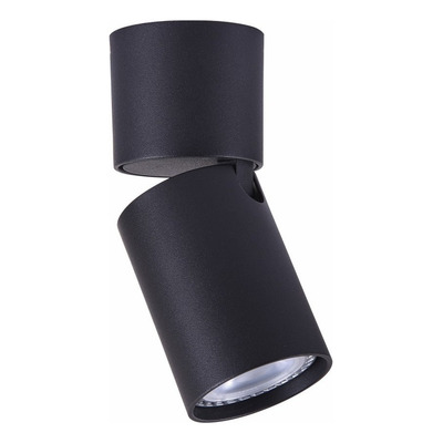 Aplique Spot 1 Luz Katharo Negro Movil Apto Led Moderno Lk