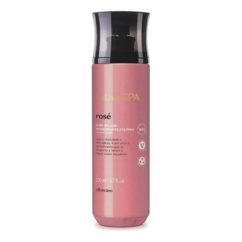 O Boticário Nativa SPA Rosé Body splash Deo-colônia 200 ml para  mujer