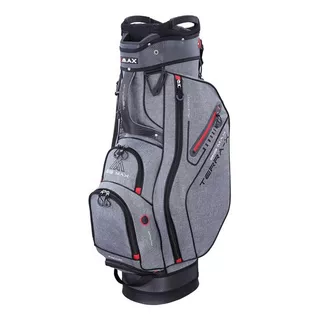 Bolsa Golf Carro Big Max Terra X Gris Con Funda Lluvia Color Gris Claro/rojo Color Secundario Rojo