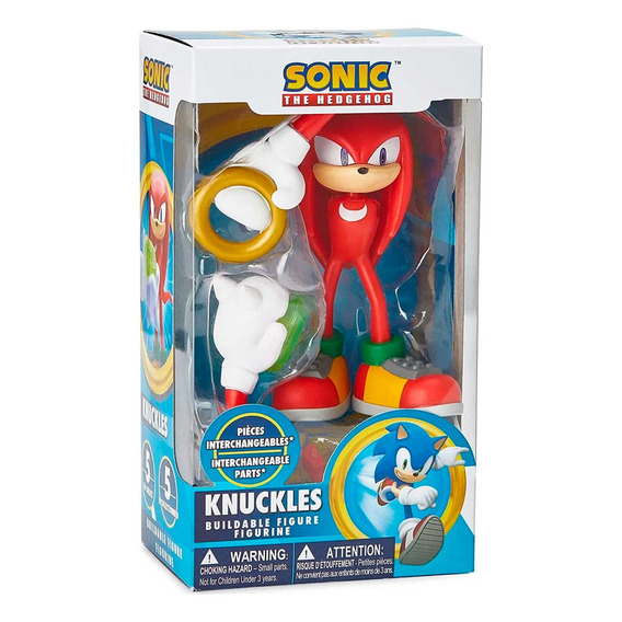 Knuckles Figura Articulada Sonic The Hedgehog 