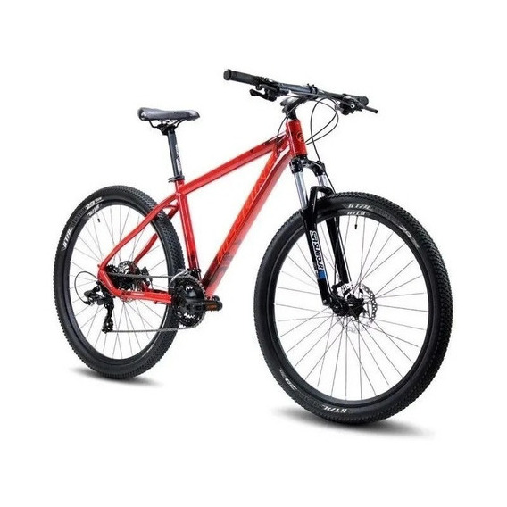 Bicicleta De Montaña Alubike Sierra 24vel R29 + Regalos Color Rojo Tamaño del cuadro M