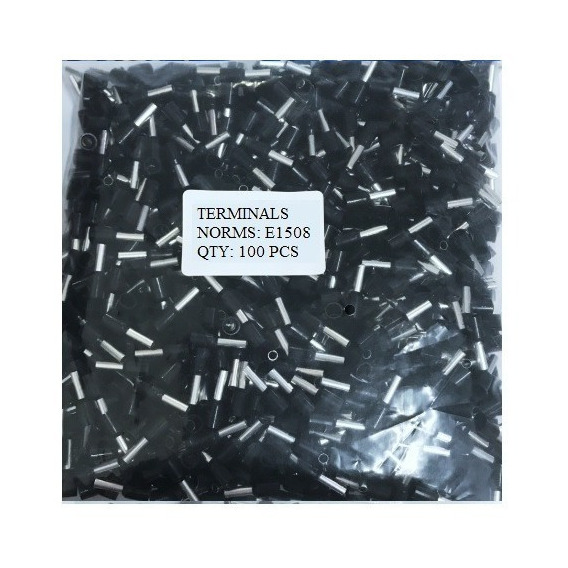 Terminales Tipo Ferrule 100 Unidades  1.5mm , 16 Awg