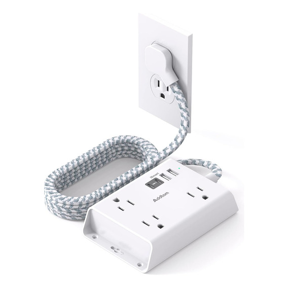 Multitoma Inteligente Extensión Eléctrica Viajes Hogar Usb C