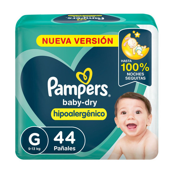 Pañales Pampers Baby-Dry Tamaño G
