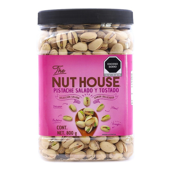 The Nut House - Pistache Tostado Y Salado - Vitrolero 800g