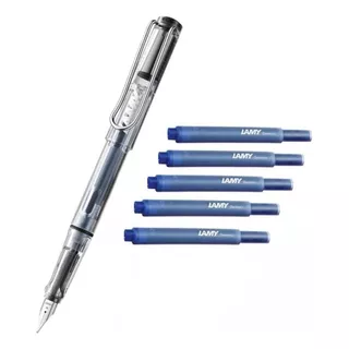 Pluma Lapicera Lamy Safari Pack 5 Cartuchos 