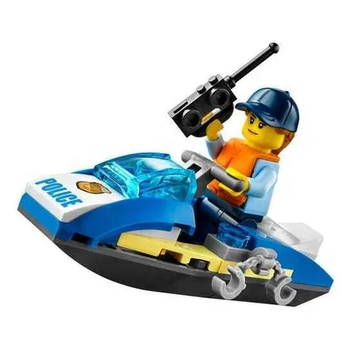 Lego Moto De Agua De Policia Jet Ski Bolsita 33 Pzs 30567