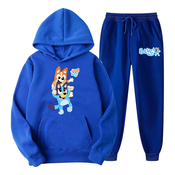 Conjunto Buzo Canguro Bluey Y Bingo