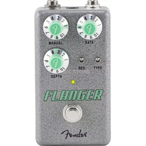 Pedal Fender Hammertone Flanger Color Gris