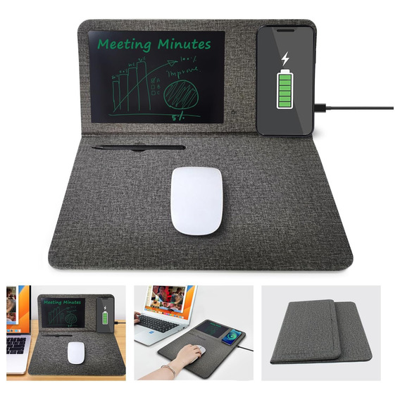 Mousepad Carga Inalámbrica Con Tablet Escritura Lcd Makuang