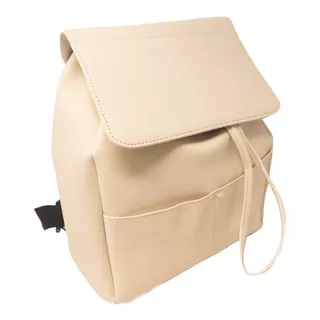 Miniso Mochila Backpack Beige 38x33.2x6.4cm