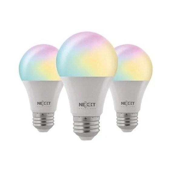 Focos Led Inteligente Multicolor Nexxt Wifi 3 Unidades