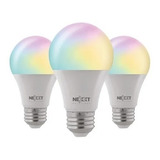 Focos Led Inteligente Multicolor Nexxt Wifi 3 Unidades