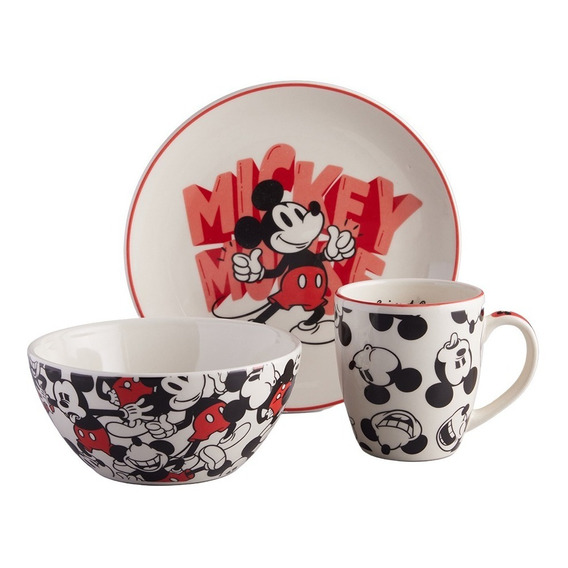 Set De Desayuno 267.7ml Mickey Mouse Sl1132160403