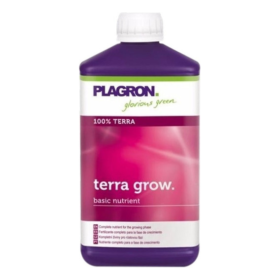 Fertilizante De Crecimiento Plagron Terra Grow 1 Lt