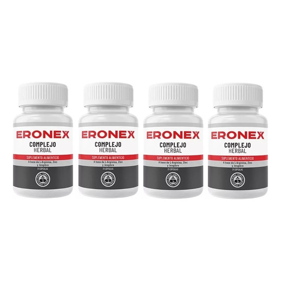 4 Pack Eronex Complejo Herbal Salud  20caps Sfn 4 Pack 