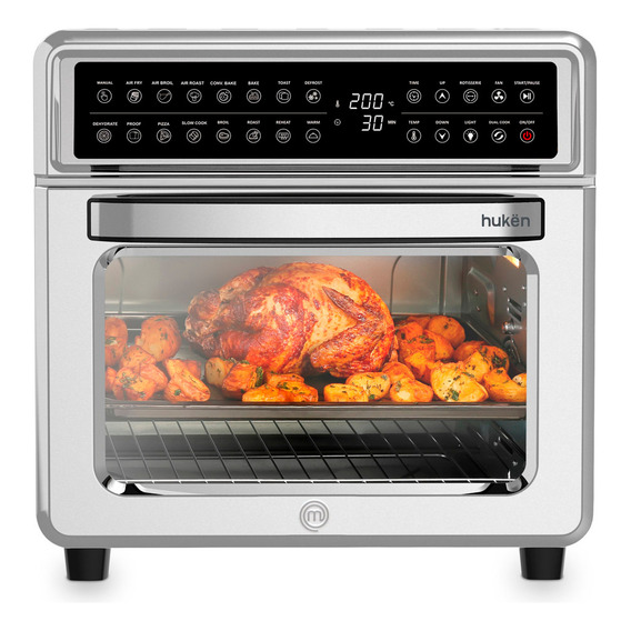 Horno Freidora De Aire Smart-cook 20l Touch Acero Masterchef