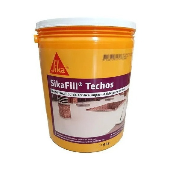Sikafill Techos Membrana Liquida X 5 Kg Sika - Kromacolor