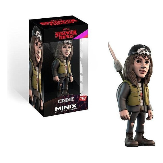 Minix Figura Eddie Stanger Things 11810 Coleccion Edu