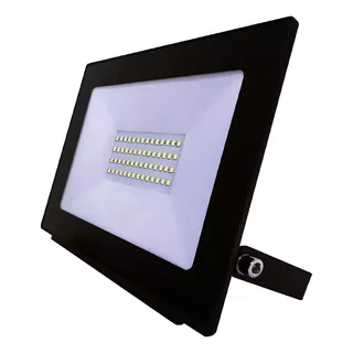 Proyector Led Slim Alic 50w X Un. Color De La Carcasa Negro Color De La Luz Blanco Frío