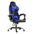 Silla Gamer Lumax Modelo Rom Multiples Colores Color Azul Material Del Tapizado Piel Sintética
